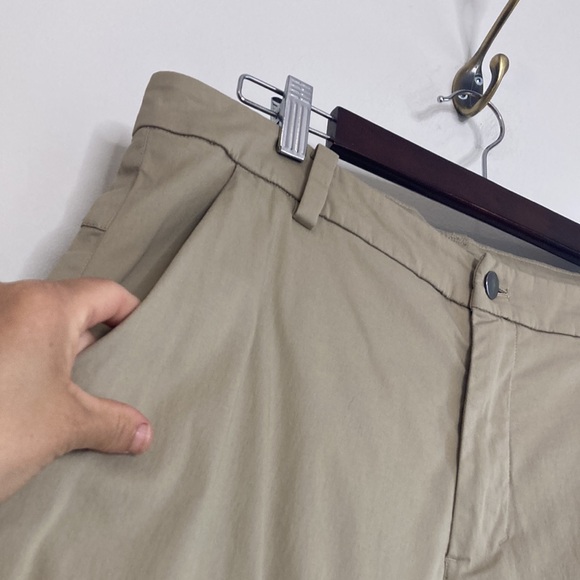 Lululemon Pants Mens 32 x 27 Beige Tan Commission Classic Swift Cotton Golf - Picture 5 of 15